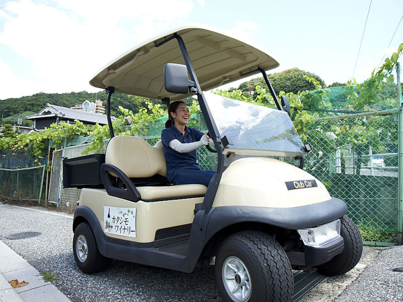 体験レポート ゴルフカートは町ナカのブドウ農家で使えるか Agri Journal