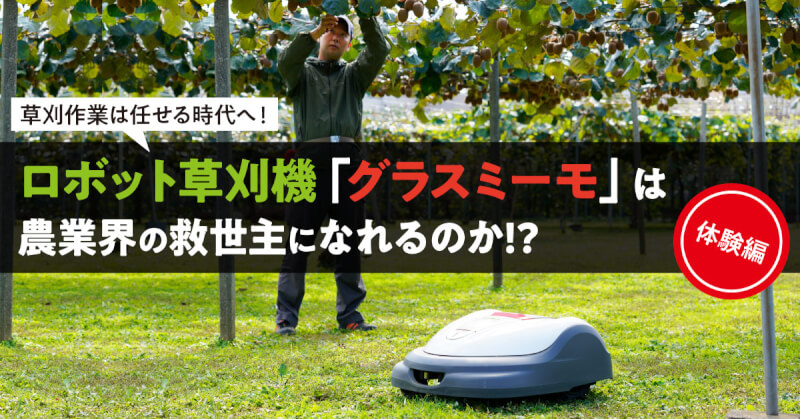 キウイ農家が使ってみた ロボット草刈機 グラスミーモ は農業界の救世主になれるのか エンジン式と比較したメリットとは Agri Journal キウイ農家が使ってみた ロボット草刈機 グラスミーモ は農業界の救世主になれるのか エンジン式と比較したメリットとは Agri Journal