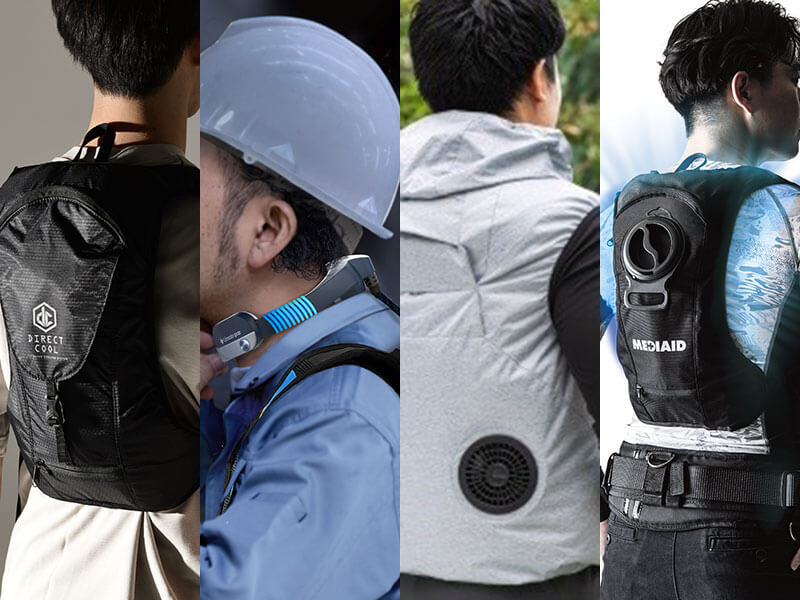 未使用 cooling wear 空調服 作業服 作業用 扇風機 ネッククーラー