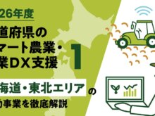 【2026年度】都道府県のスマート農業、農業DX独自事業➀「北海道・東北エリア」